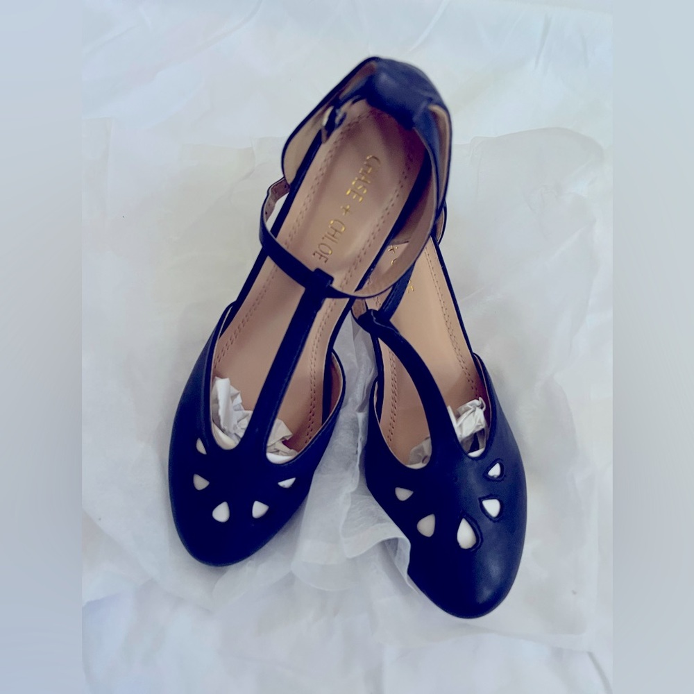 Dance shoes, Chase and Chloe, blue, NWOT SIZE 8.5